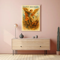 Saint Michael Icon Poster