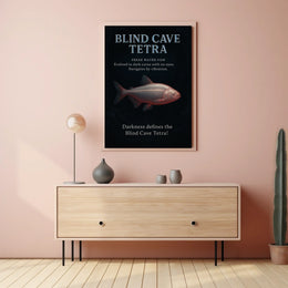 Blind Cave Tetra Poster