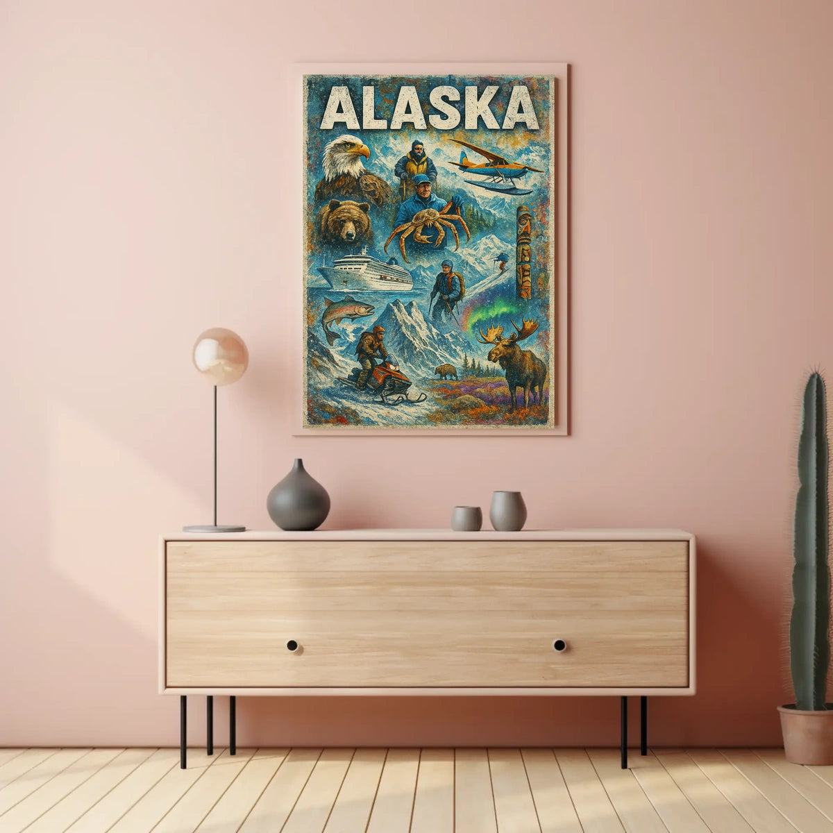 Discover Alaska Poster