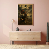 Brices Cross Roads Vintage Travel Scenic Wanderlust Poster