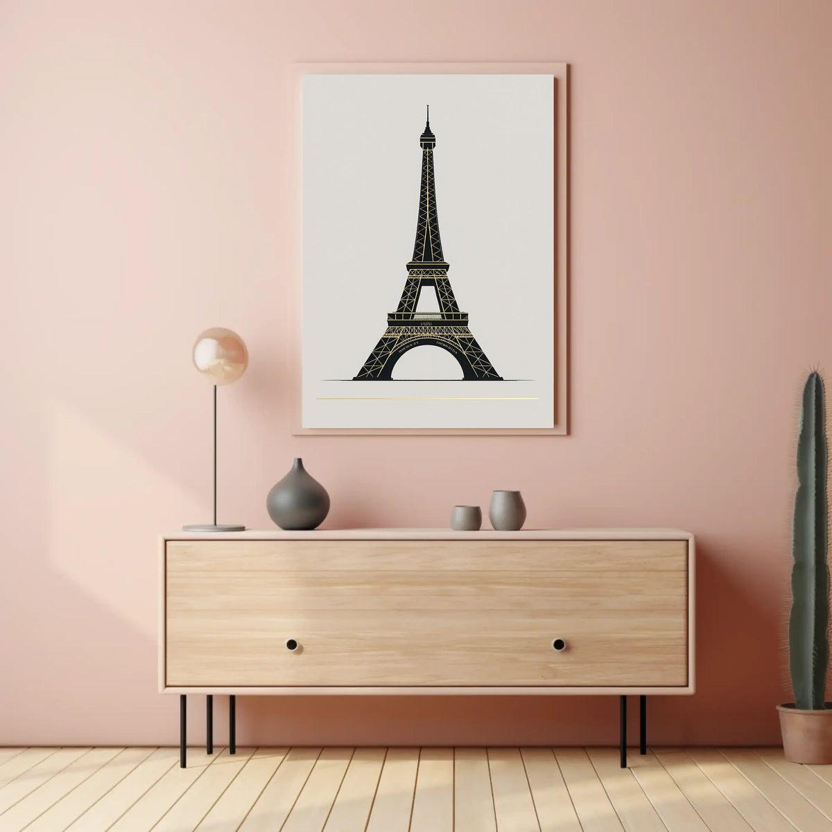 Eiffel Tower Illustration Poster