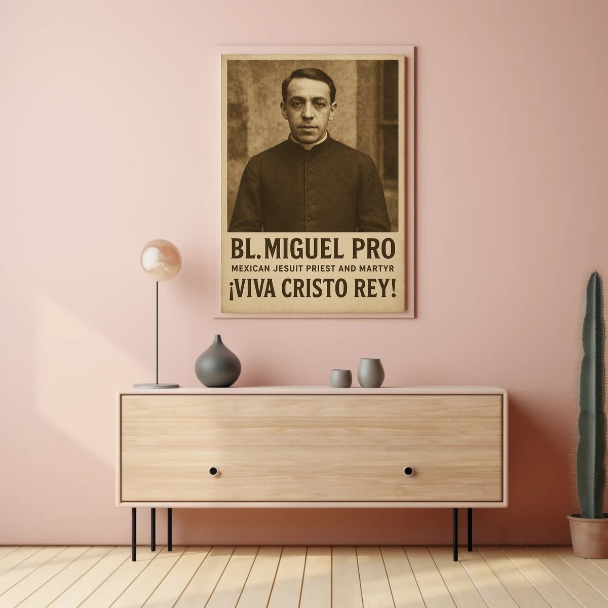 Bl. Miguel Pro Mexican Jesuit Priest Poster