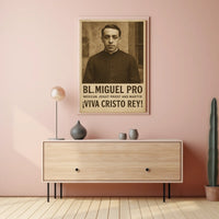 Bl. Miguel Pro Mexican Jesuit Priest Poster