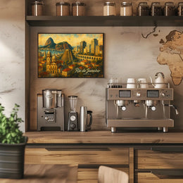 Rio de Janeiro A Vibrant Cityscape Poster