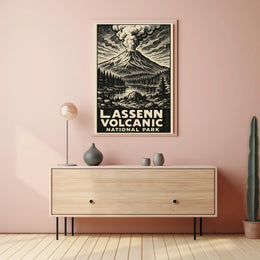 Lassen Volcanic National Park Wanderlust Poster