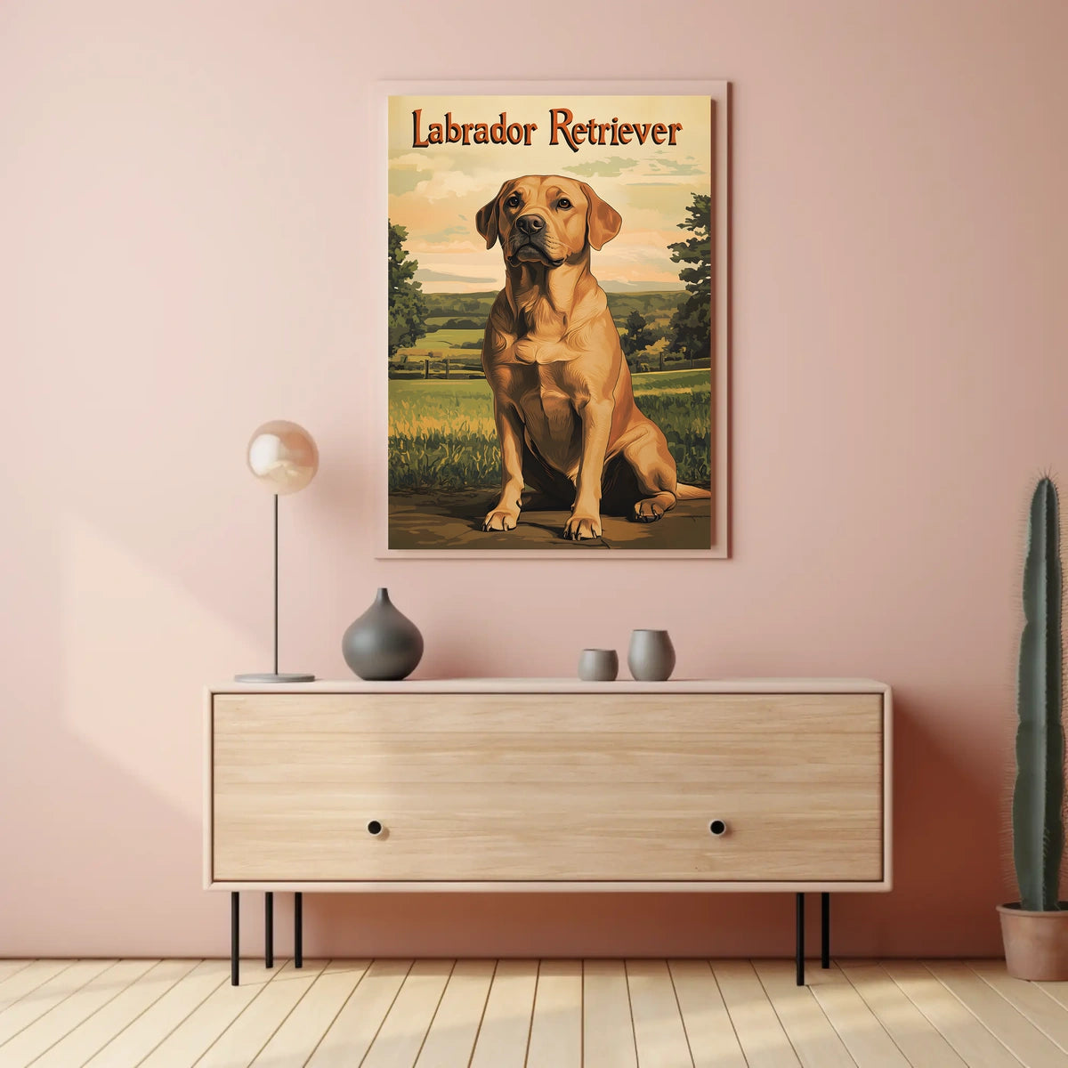 Labrador Retriever Portrait Poster