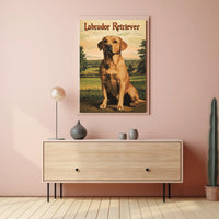 Labrador Retriever Portrait Poster