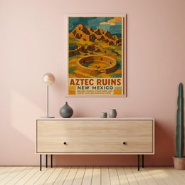 Aztec Ruins New Mexico Poster