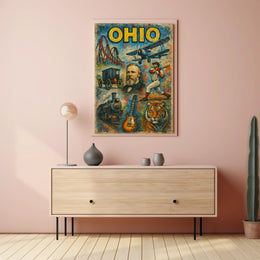 Ohio Heritage Collage Poster