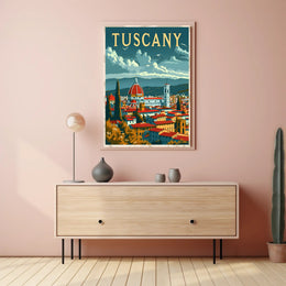 Tuscany Travel Poster