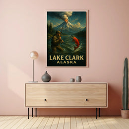 Lake Clark, Alaska Adventure Poster