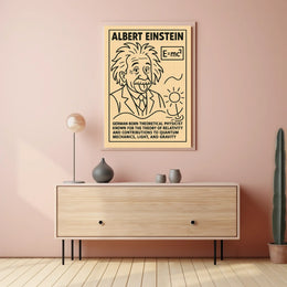 Albert Einstein Theoretical Physicist Poster