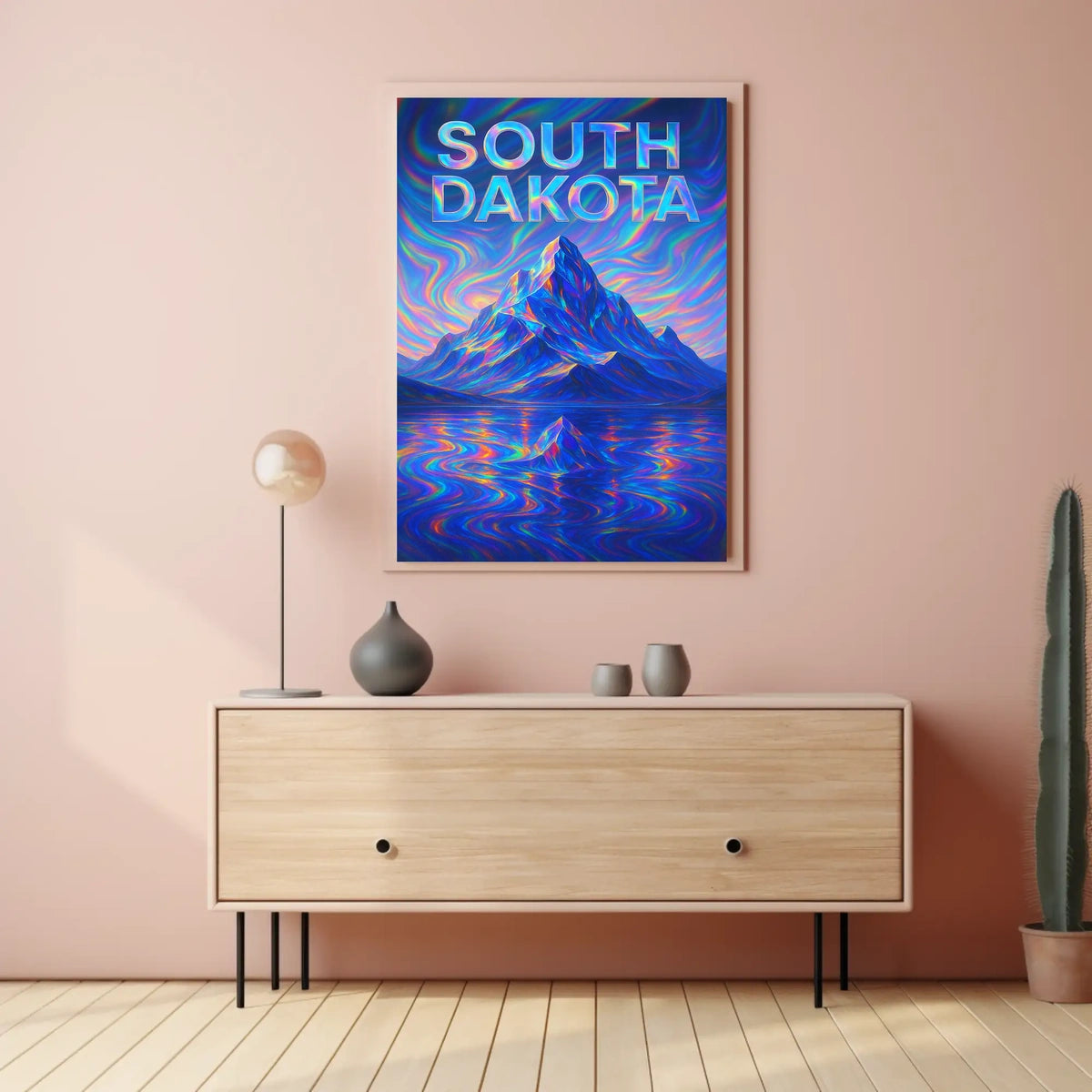 South Dakota Vibrant Landscapes Poster