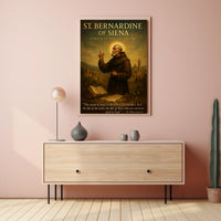 St. Bernardine of Siena Herald of the Holy Name Poster