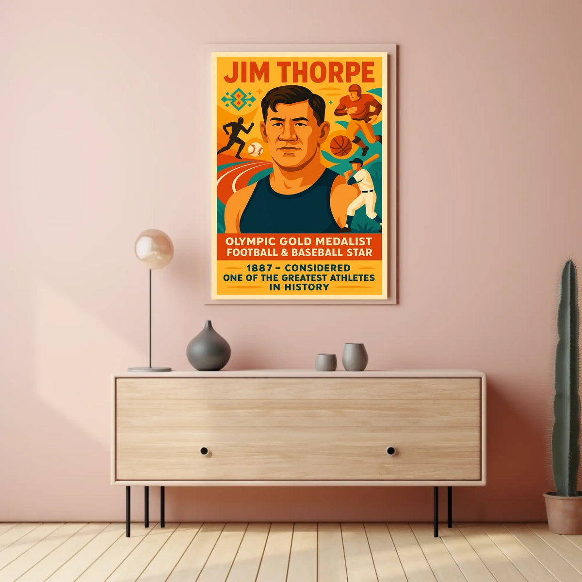 Celebrating a Legendary Athlete Poster
