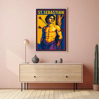 Saint Sebastian Timeless Scenic Portrait Inspired Wanderlust Home Decor Collection Poster