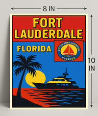Fort Lauderdale, Florida Poster PosterGoat