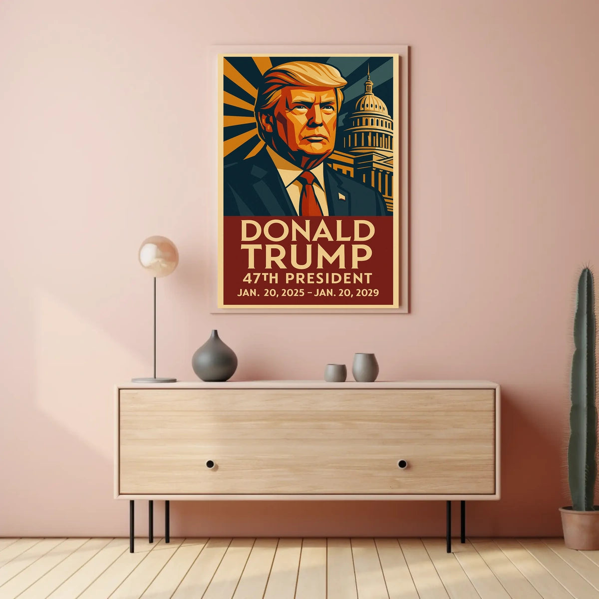 Donald Trump Visionary of The American Dreams Poster