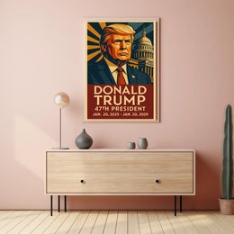 Donald Trump Visionary of The American Dreams Poster