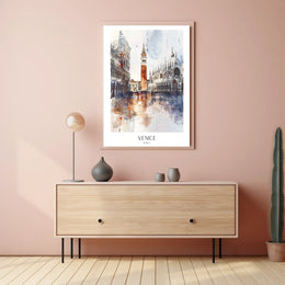 Venice Reflections Poster