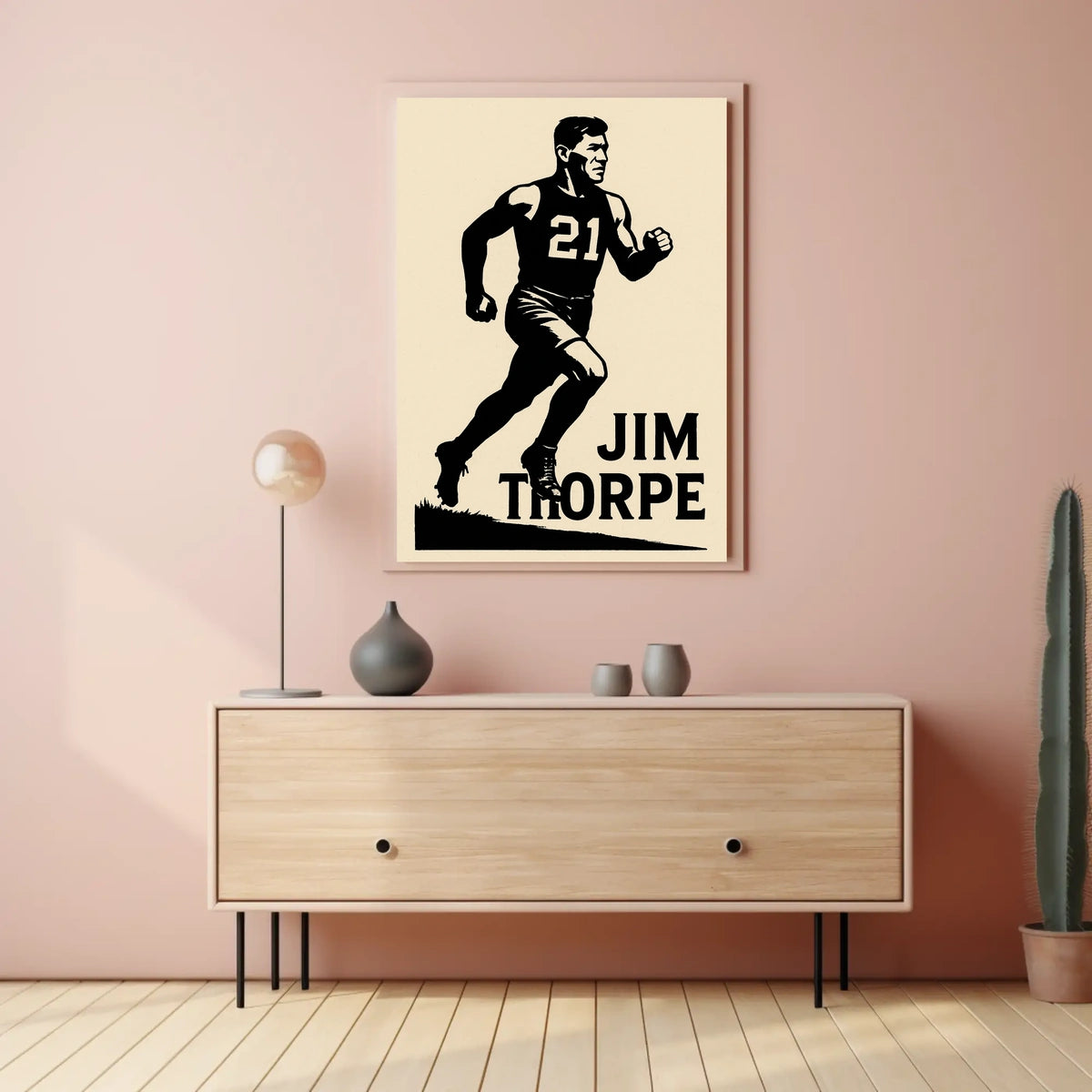 Jim Thorpe Legendary Athlete Poster