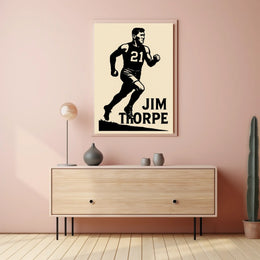 Jim Thorpe Legendary Athlete Poster