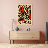 Naples Florida Artistic Expression Poster Wall Art Decor