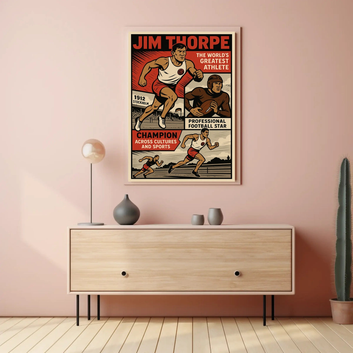 The Worlds Greatest Athlete Jim Thorpe Poster