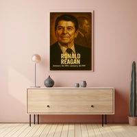 Ronald Reagan Presidential Term Poster