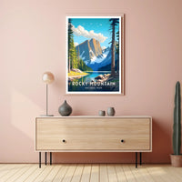 Rocky Mountain National Park Scenic Poster Print