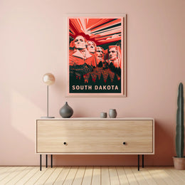 South Dakota Monumental Tribute Poster