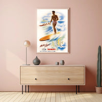 Tropical Adventure With Matson Lines Poster