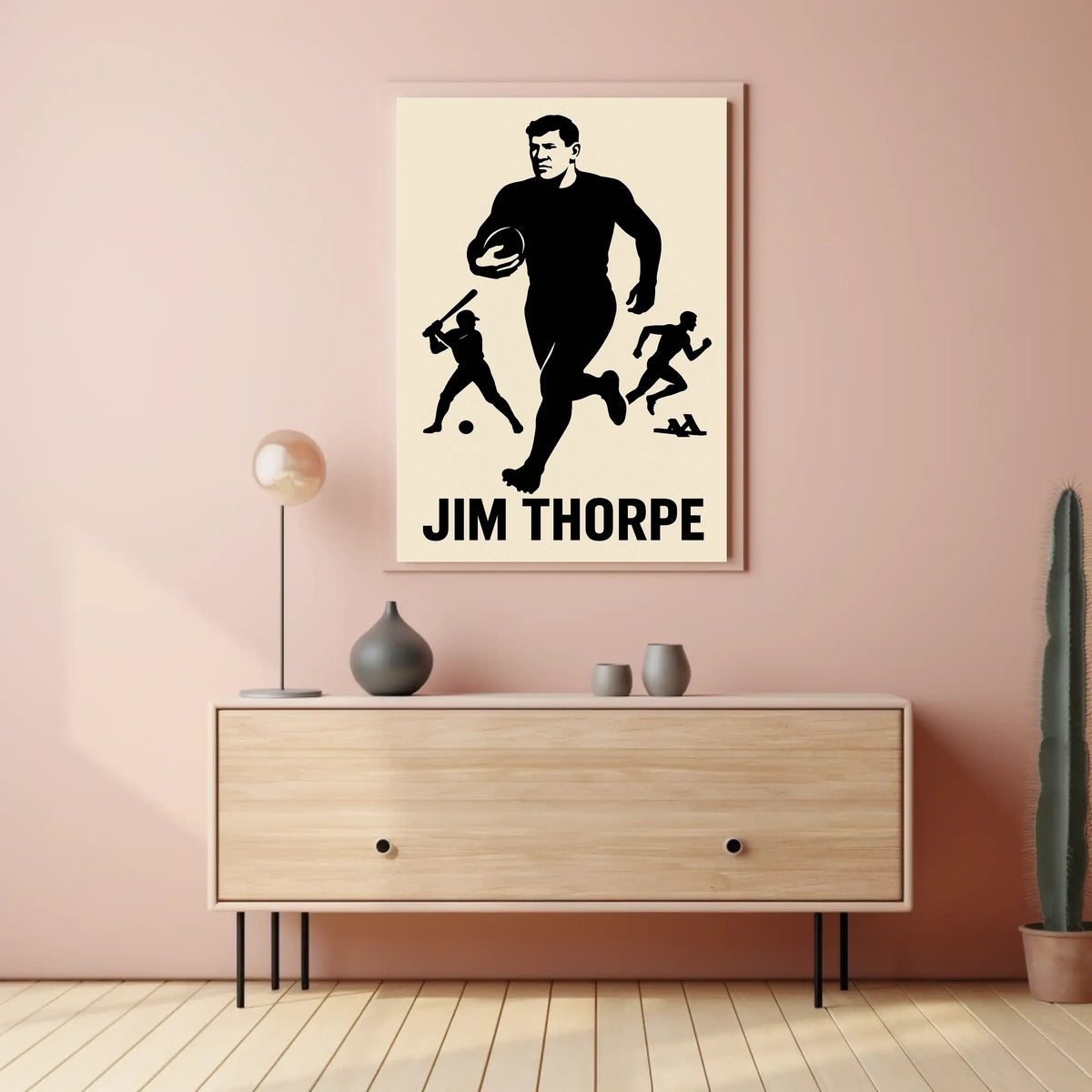 Jim Thorpe Legendary Athlete Poster