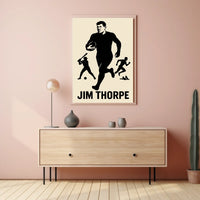 Jim Thorpe Legendary Athlete Poster