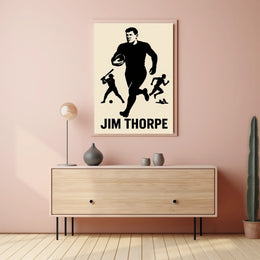 Jim Thorpe Legendary Athlete Poster