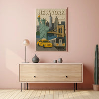New York City Icons Poster