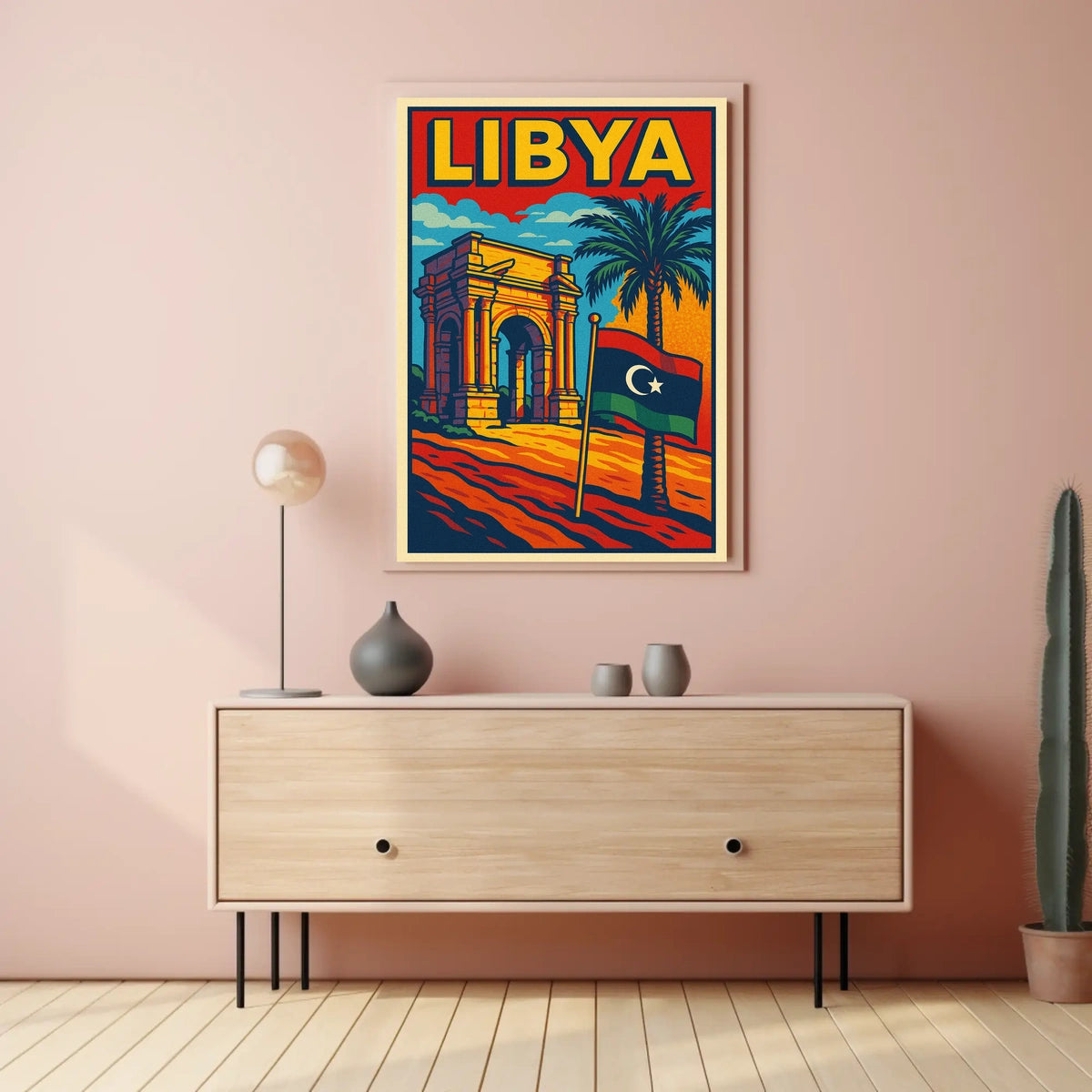 Libya Travel Poster