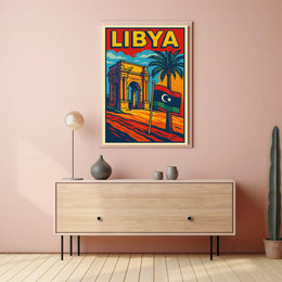 Libya Travel Poster