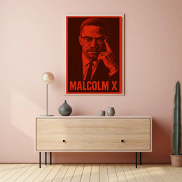 Malcolm X Iconic Leader Poster
