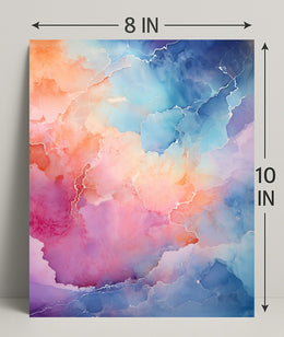 Abstract Color Symphony Abstract Poster PosterGoat