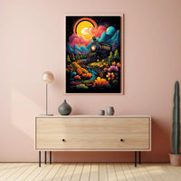 Dreamscape Locomotive Poster