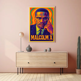 Malcolm X Heritage Wanderlust Cityscape Poster