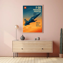 F-5B Freedom Fighter Poster