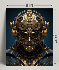 Steampunk Cyborg Poster PosterGoat