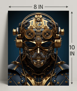 Steampunk Cyborg Poster PosterGoat