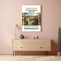 Juneteenth Commemorative Poster: Cultural or Heritage Poster