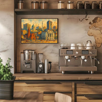 Liberia Cityscape Poster