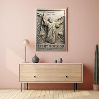 Let My People Go A Monument to Divine Intervention Poster PosterGoat
