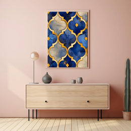 Ornate Geometric Luxury Wall Art Poster - Cultural Heritage
