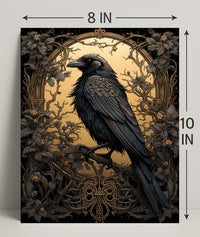 The Majestic Raven Poster
